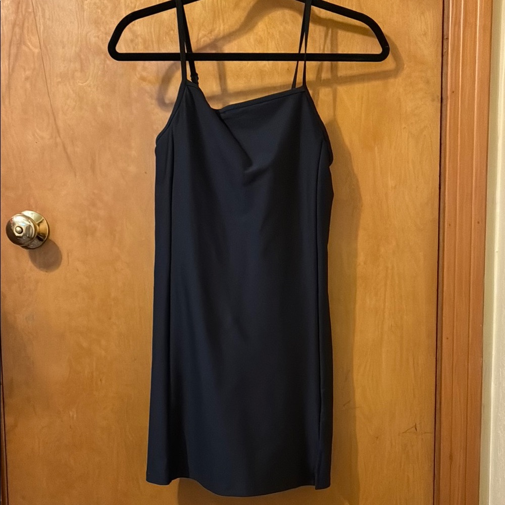 Old Navy Black Spaghetti Strap Athletic Dress